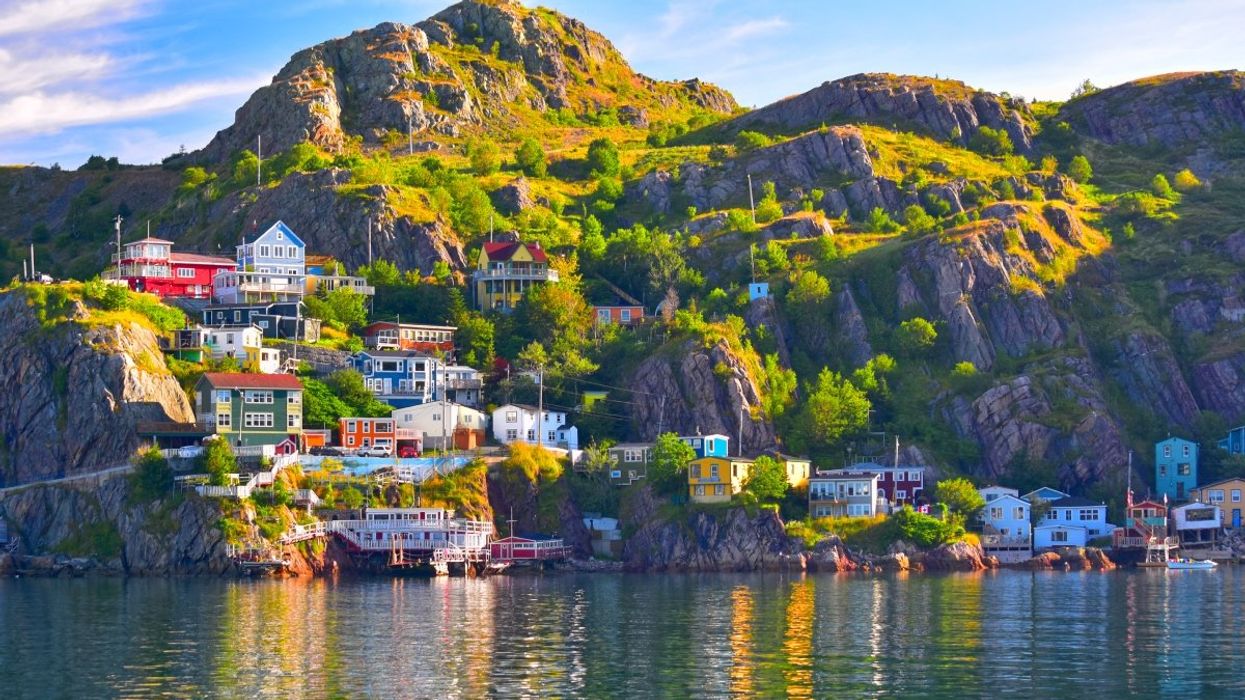 A view of the city of St. John's in Newfoundland and Labrador.