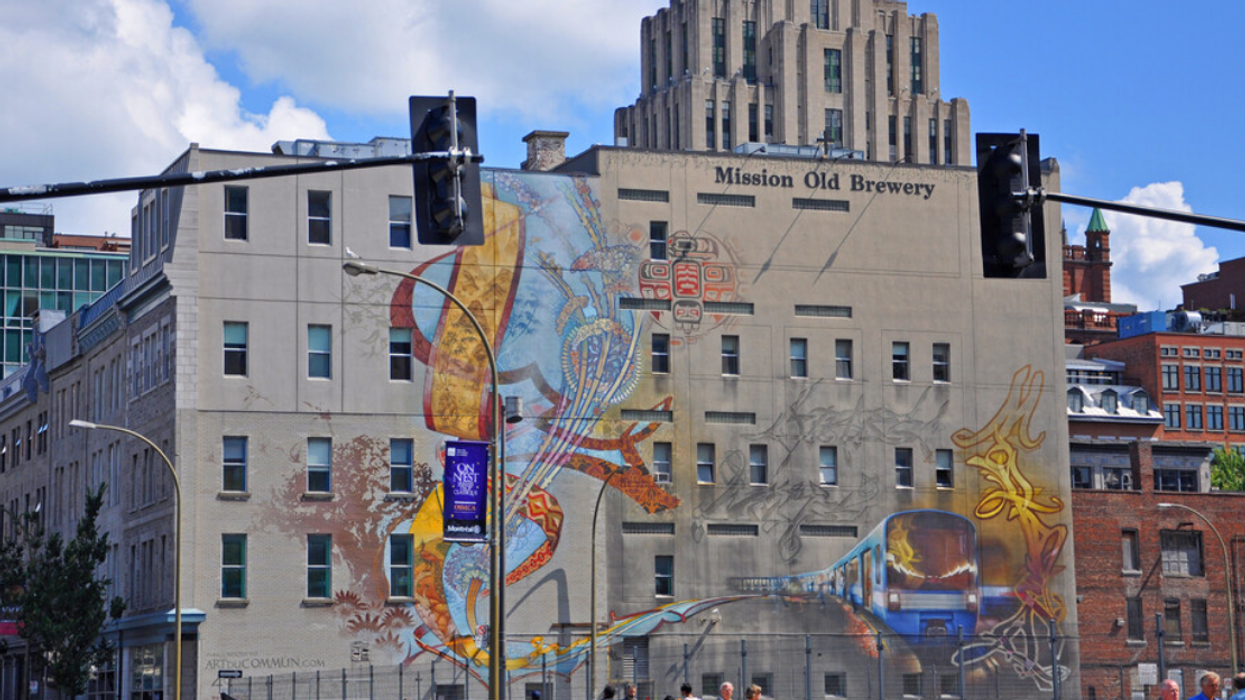 A view of the Mission Old Brewery in Montreal.