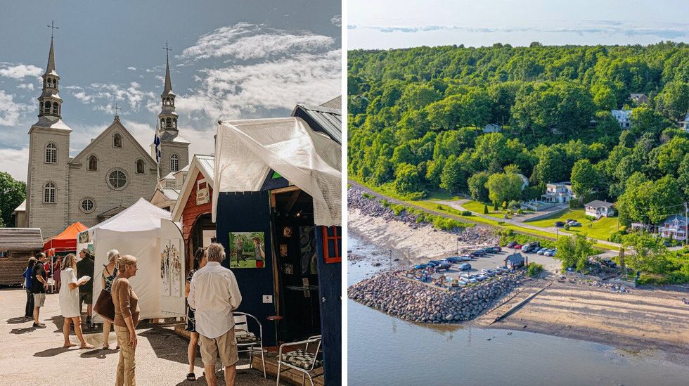 This enchanting riverside town in Quebec is a summer gem that's straight out of a storybook