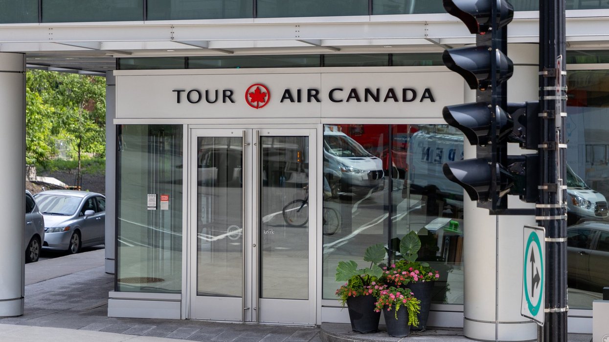 Air Canada office in Montreal.