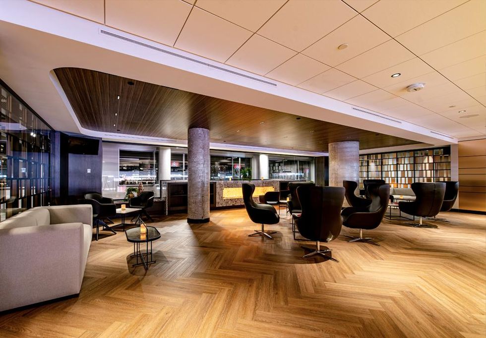 Air Canada Signature Club in the Montreal Bell Centre.