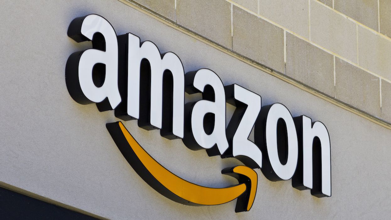 An Amazon warehouse in Quebec.