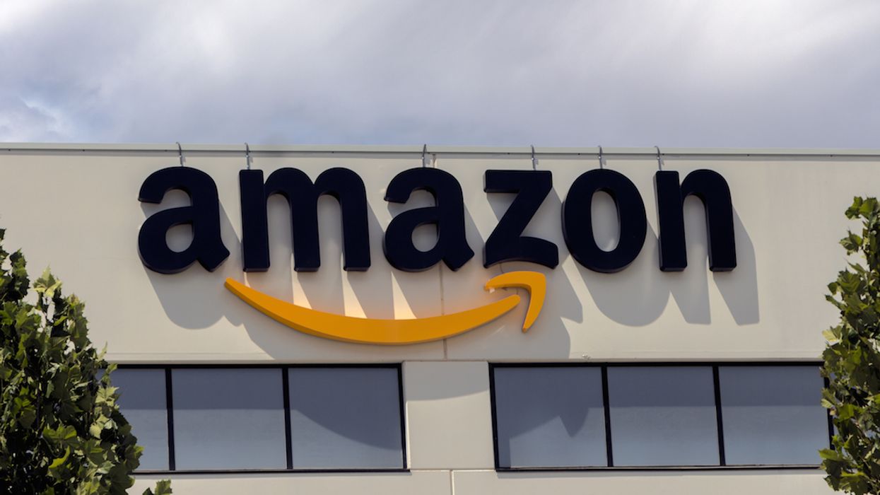 An Amazon warehouse.