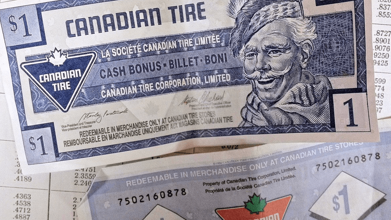 An old Canadian Tire bill that may — or may not — now be worth a fortune.