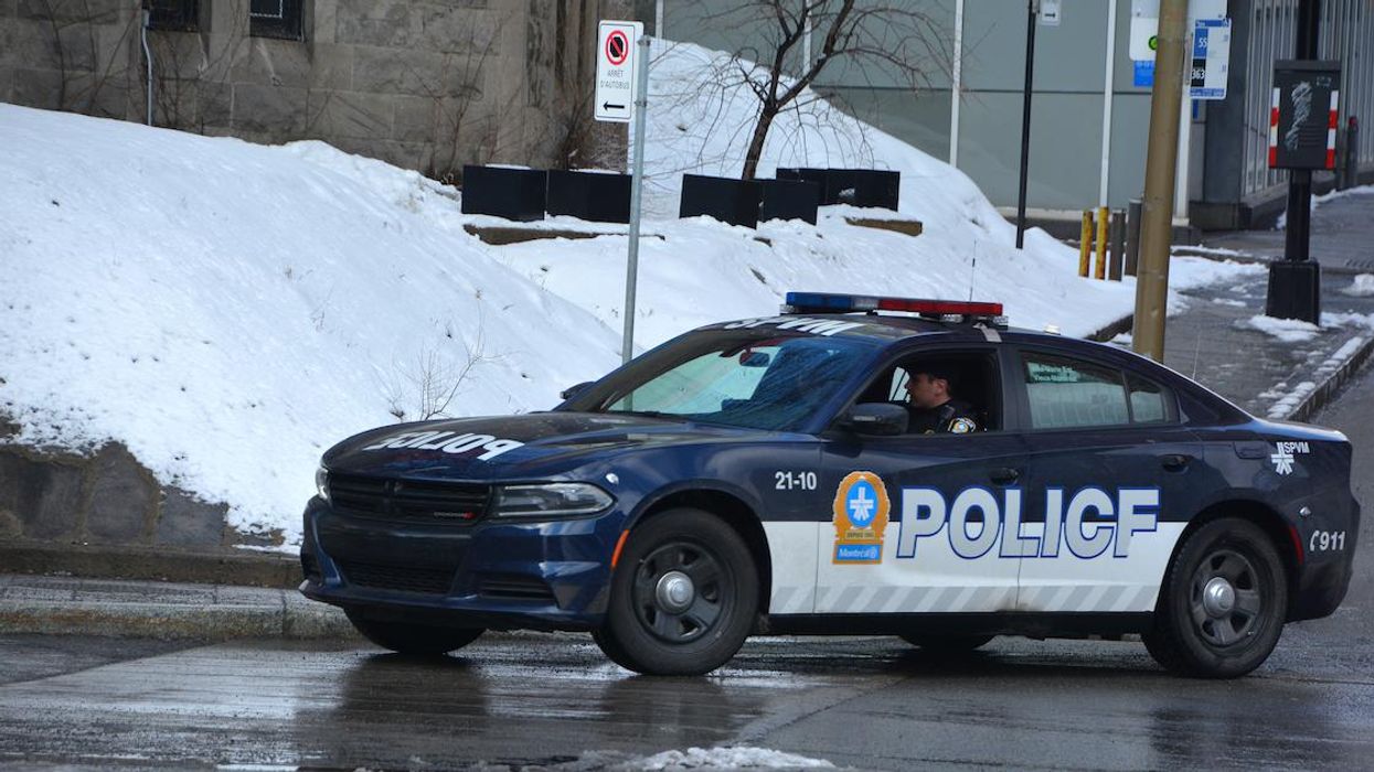 An SPVM police car in Montreal.