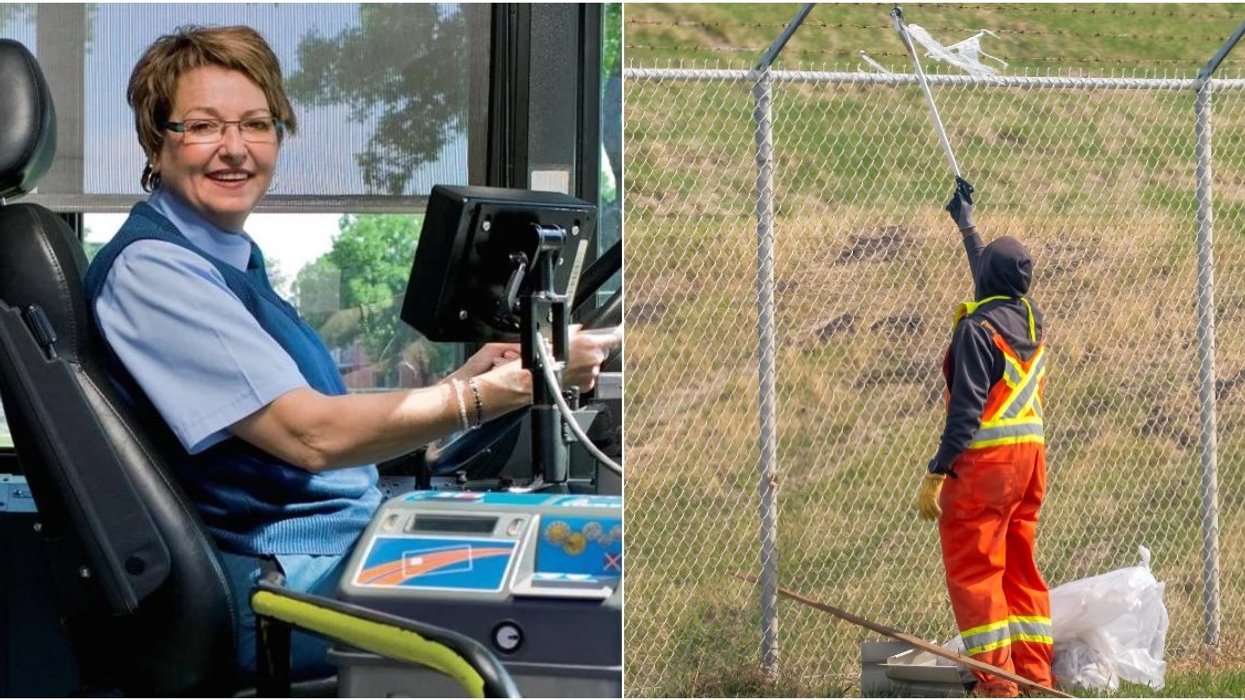 An STM bus driver. Right: A garbage collector.