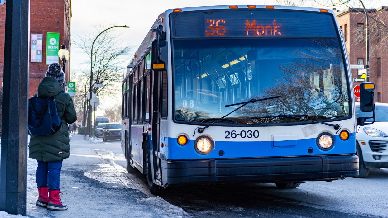 An STM bus in Montreal.