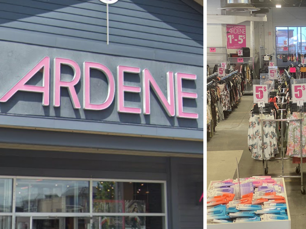 Ardene clothing clearance