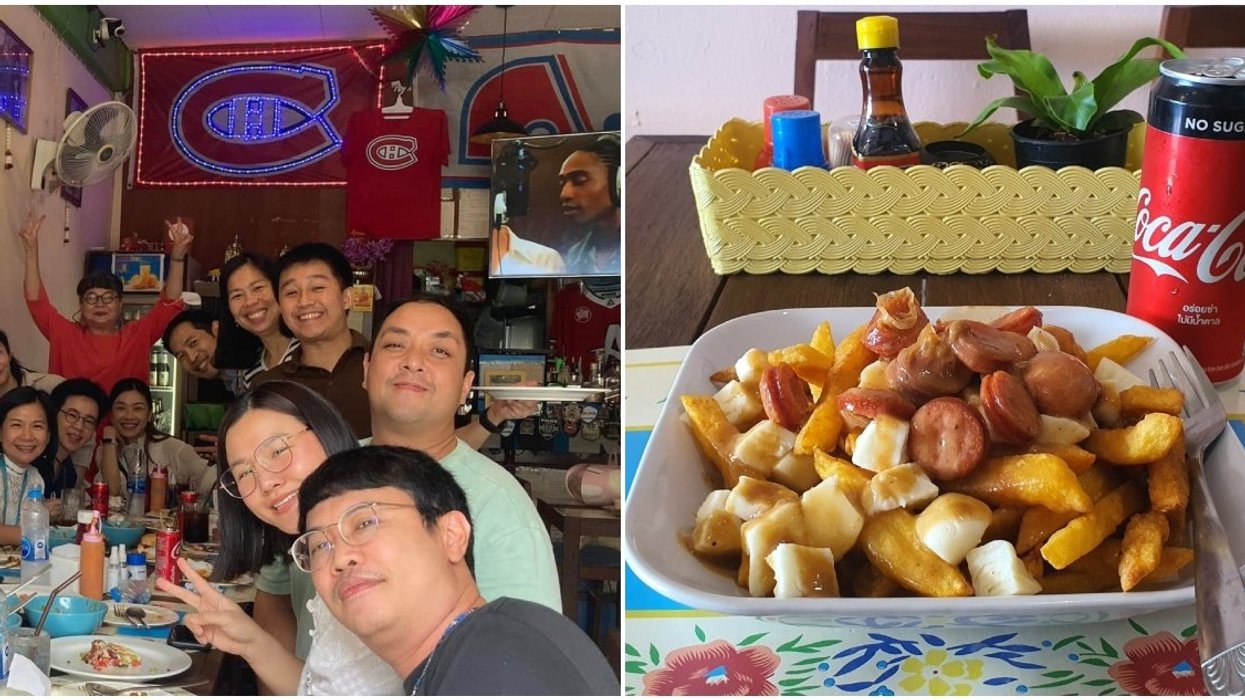 Bangkok Poutine restaurant in Thailand.
