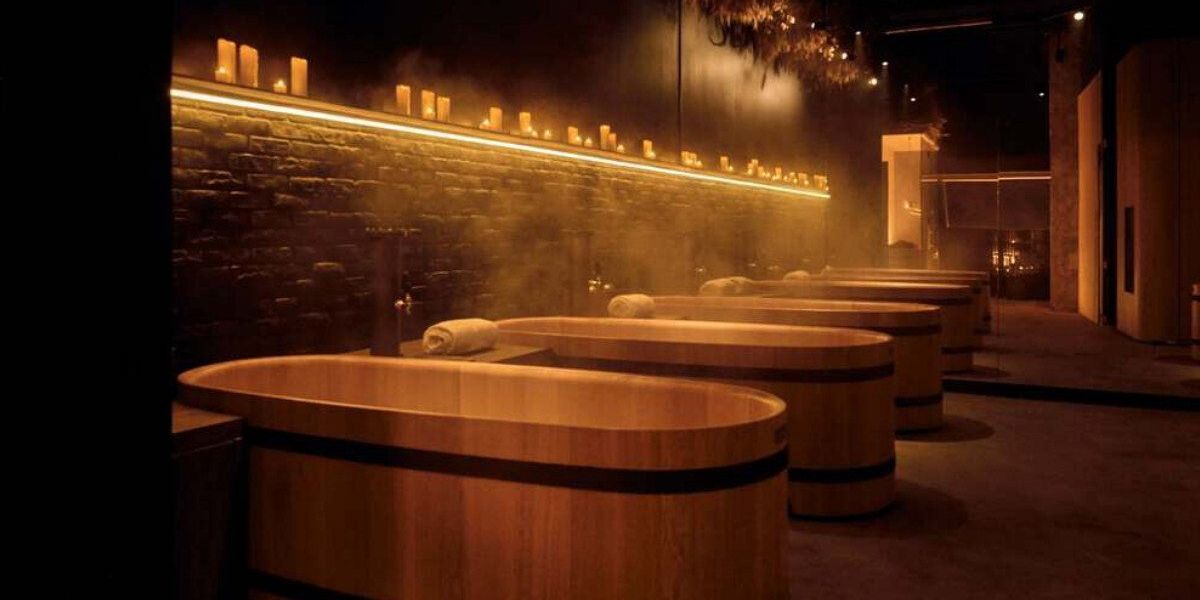 Montreal has a European beer spa and you can soak in beer baths while you sip Montreal has a European beer spa and you can soak in beer baths while you sip