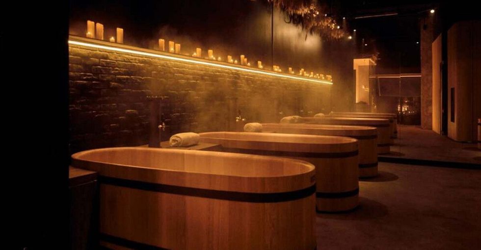 Montreal has a European beer spa and you can soak in beer baths while you sip