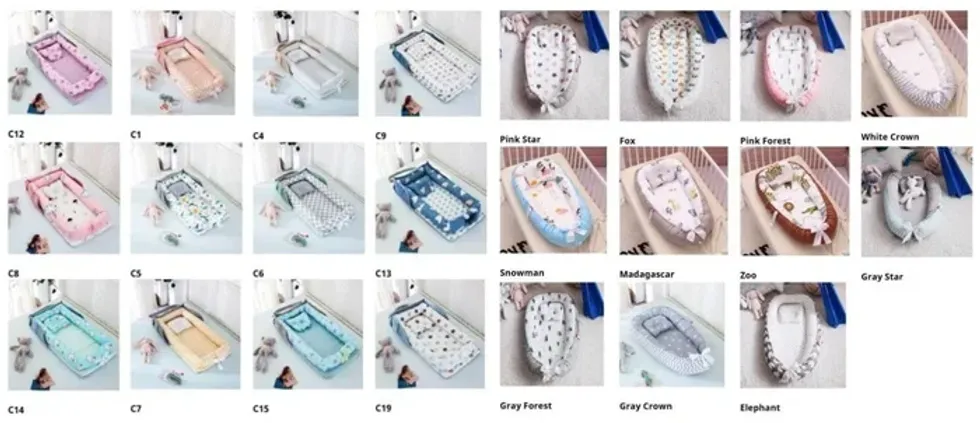 BChic and Chicure model baby nests.