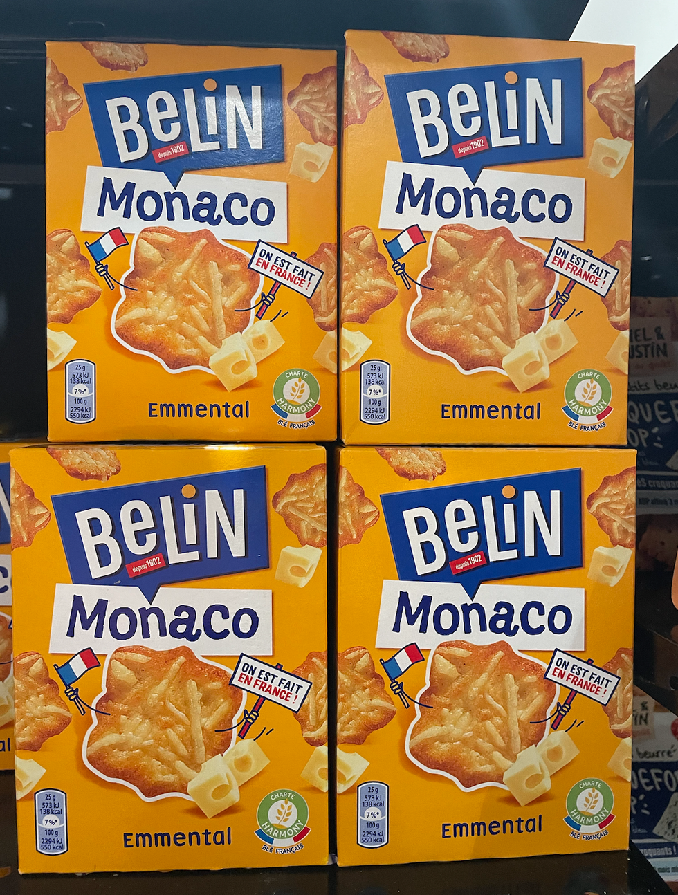 Belin Monaco snacks