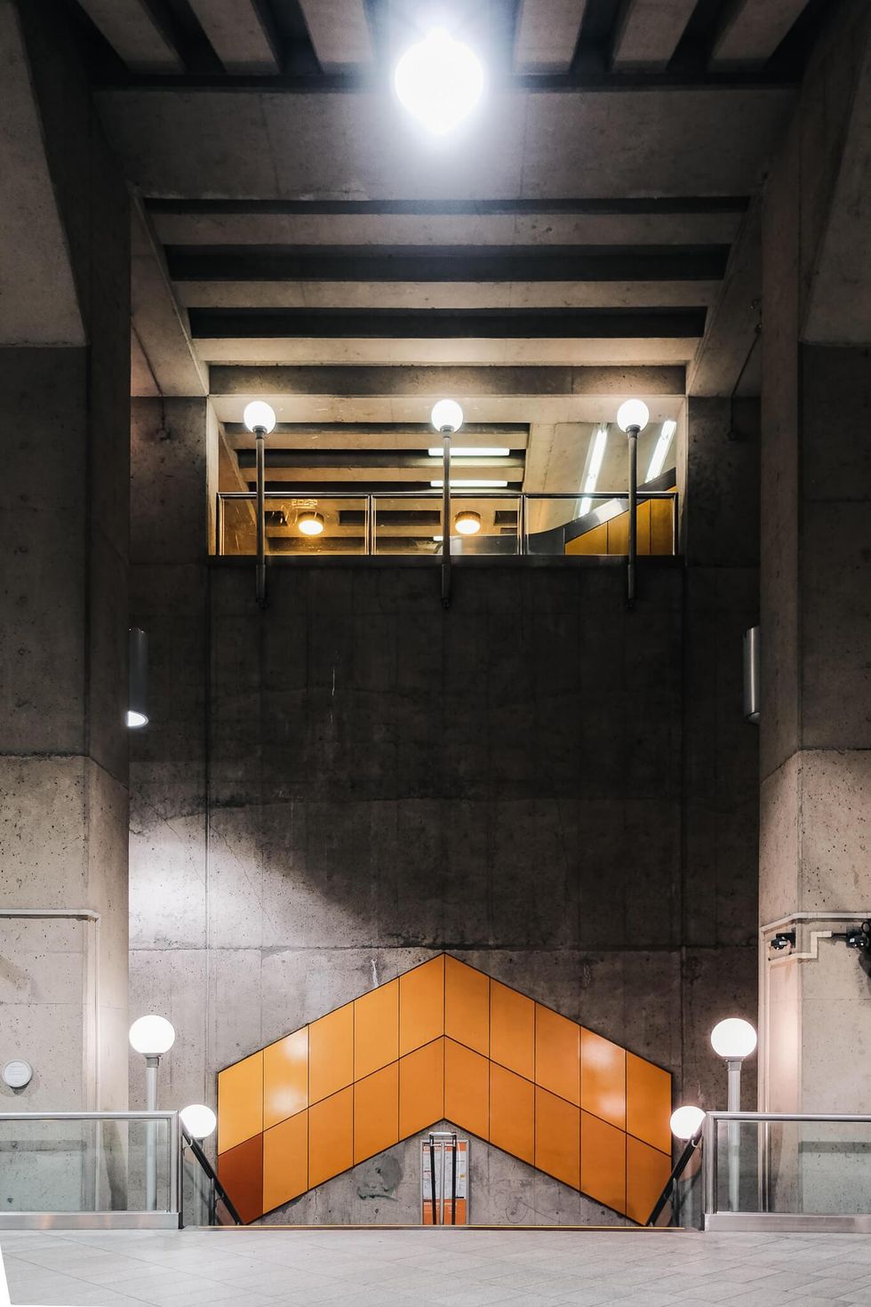 C\u00f4te Sainte-Catherine station on the Montreal metro.
