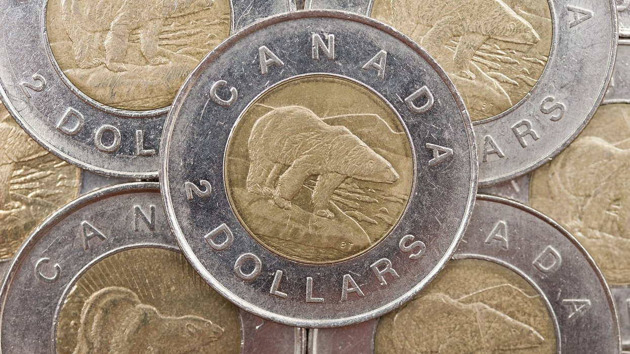 Canadian $2 coins.