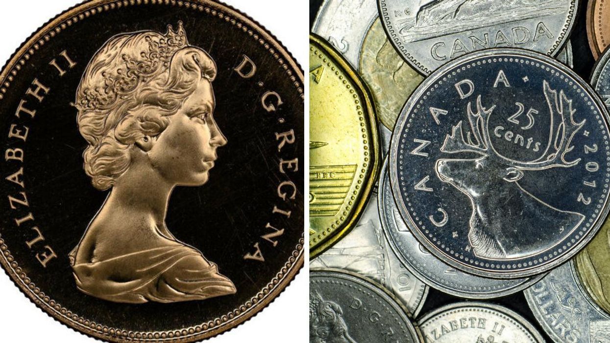 Canadian coins.