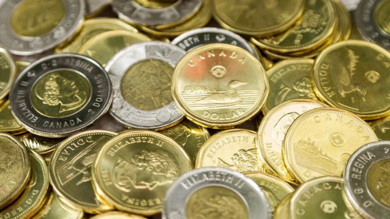 Canadian coins.