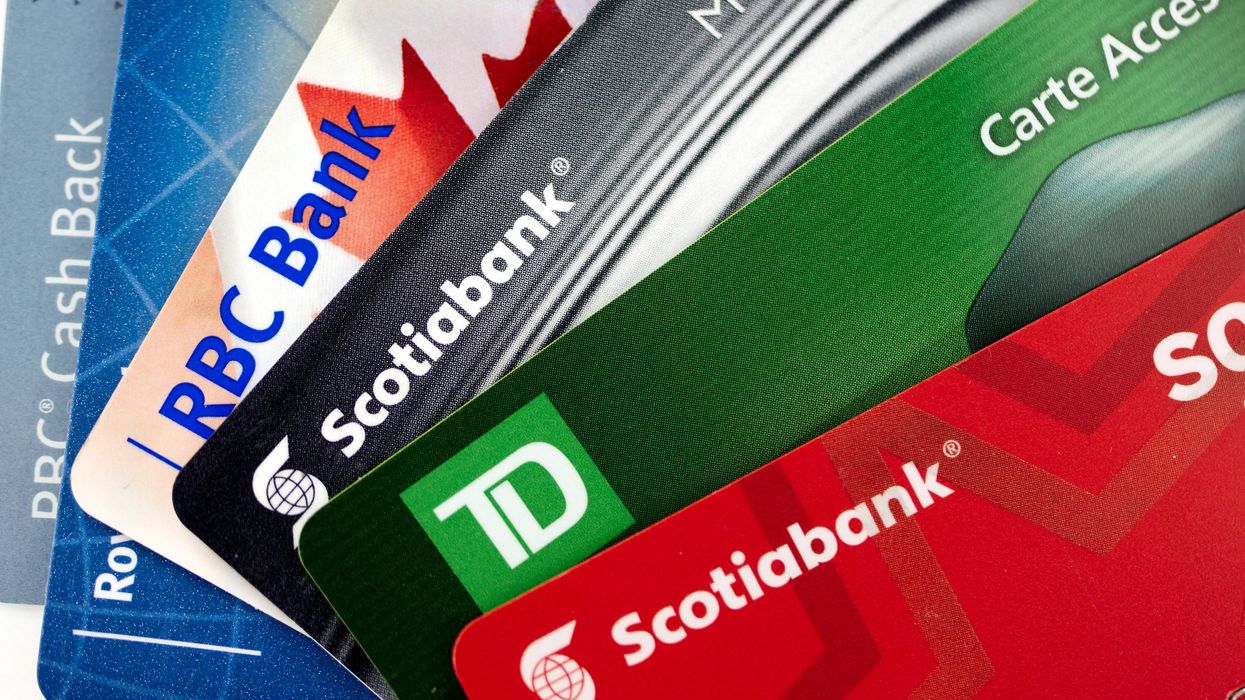Canadian credit cards (illustrative).