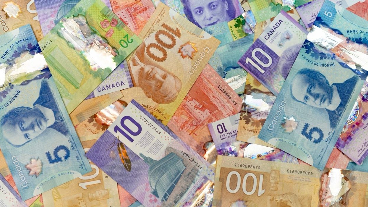 Canadian money (illustrative).