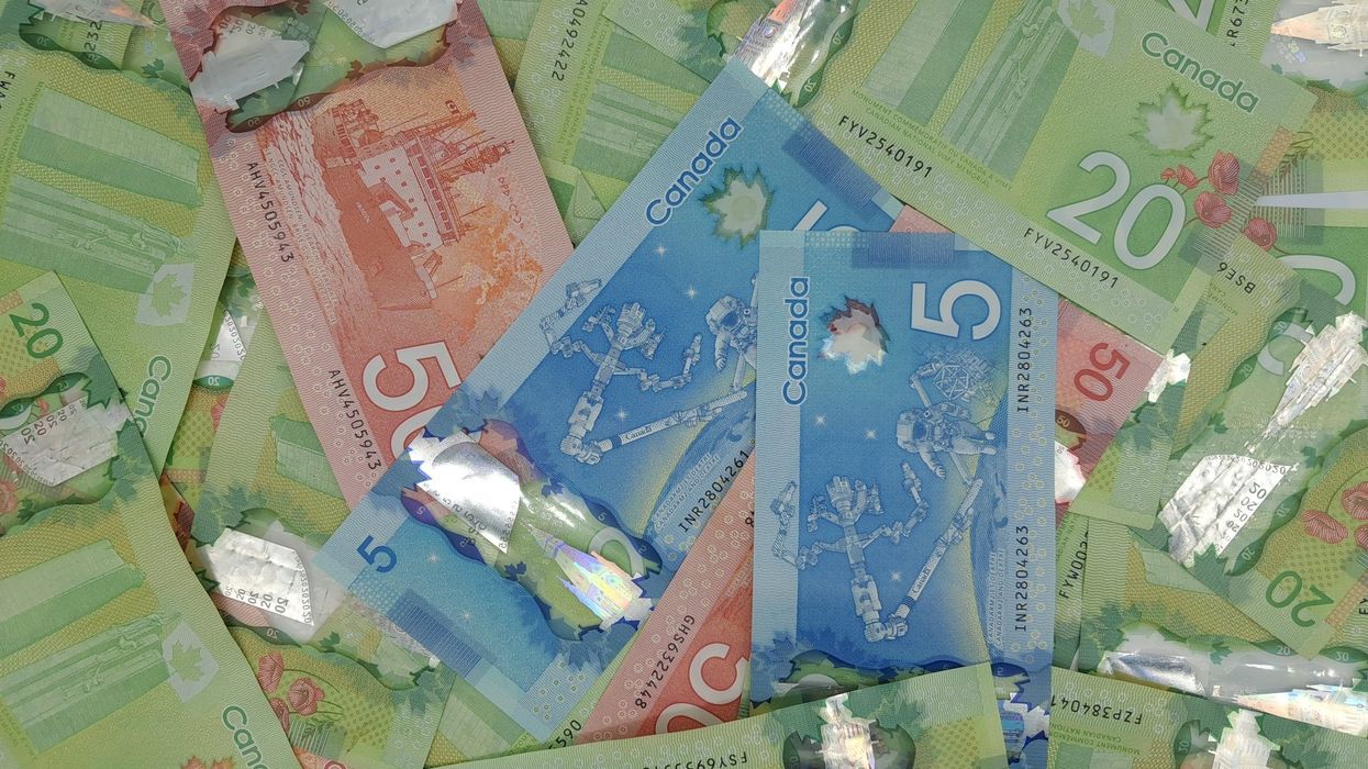 Canadian money.