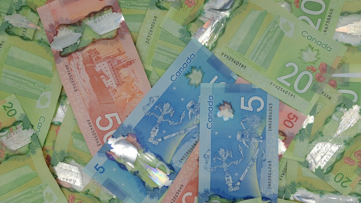 Canadian money.