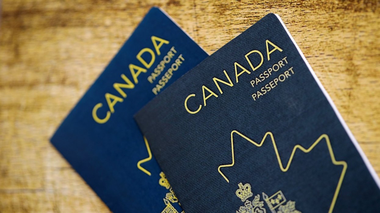 Canadian passports.