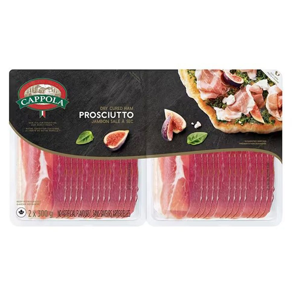 Cappola sliced prosciutto, 2 x 300 g