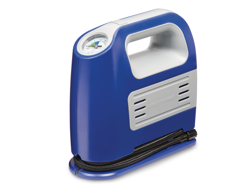 Certified 12 V Air Compressor/Tire Inflator.