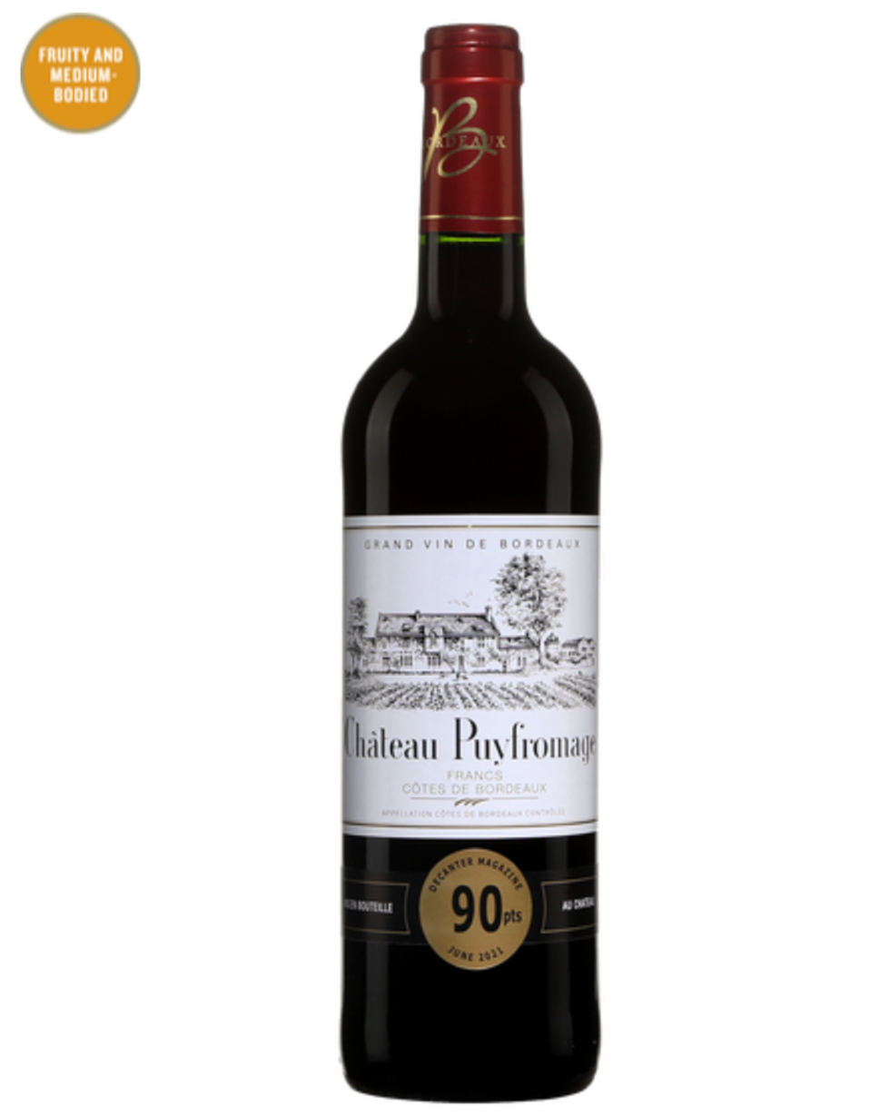 Ch\u00e2teau Puyfromage red wine.