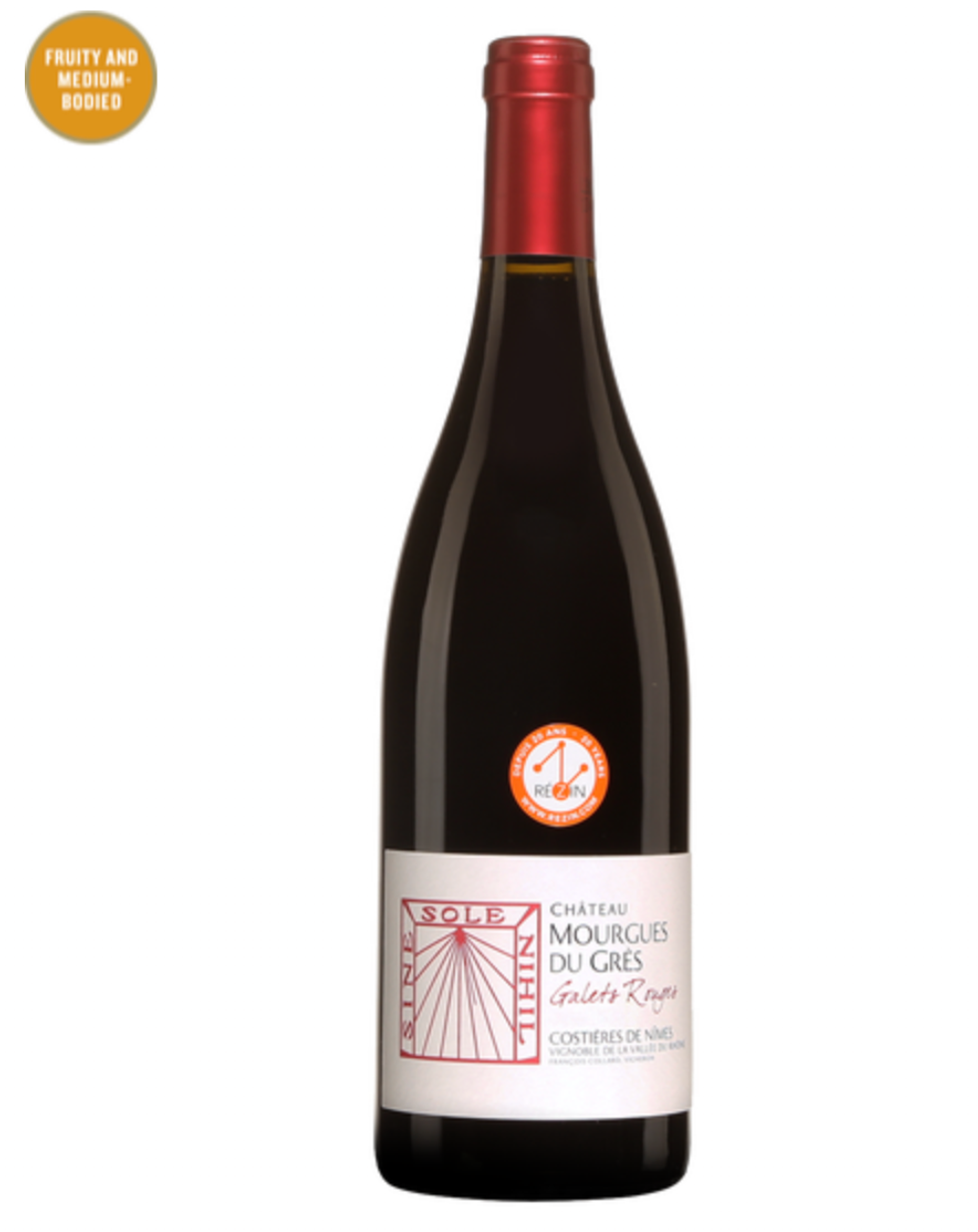 Chateau Mourgues du Gres red wine.