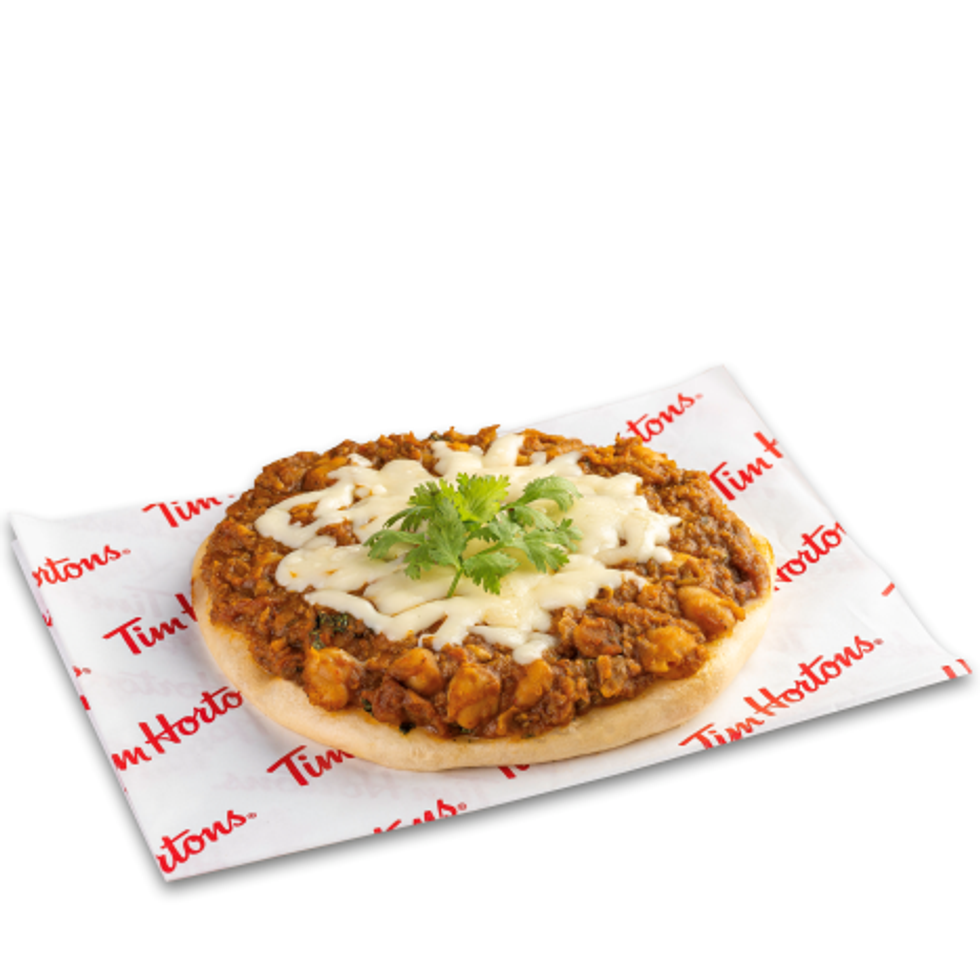 Chole kulcha flatbread.