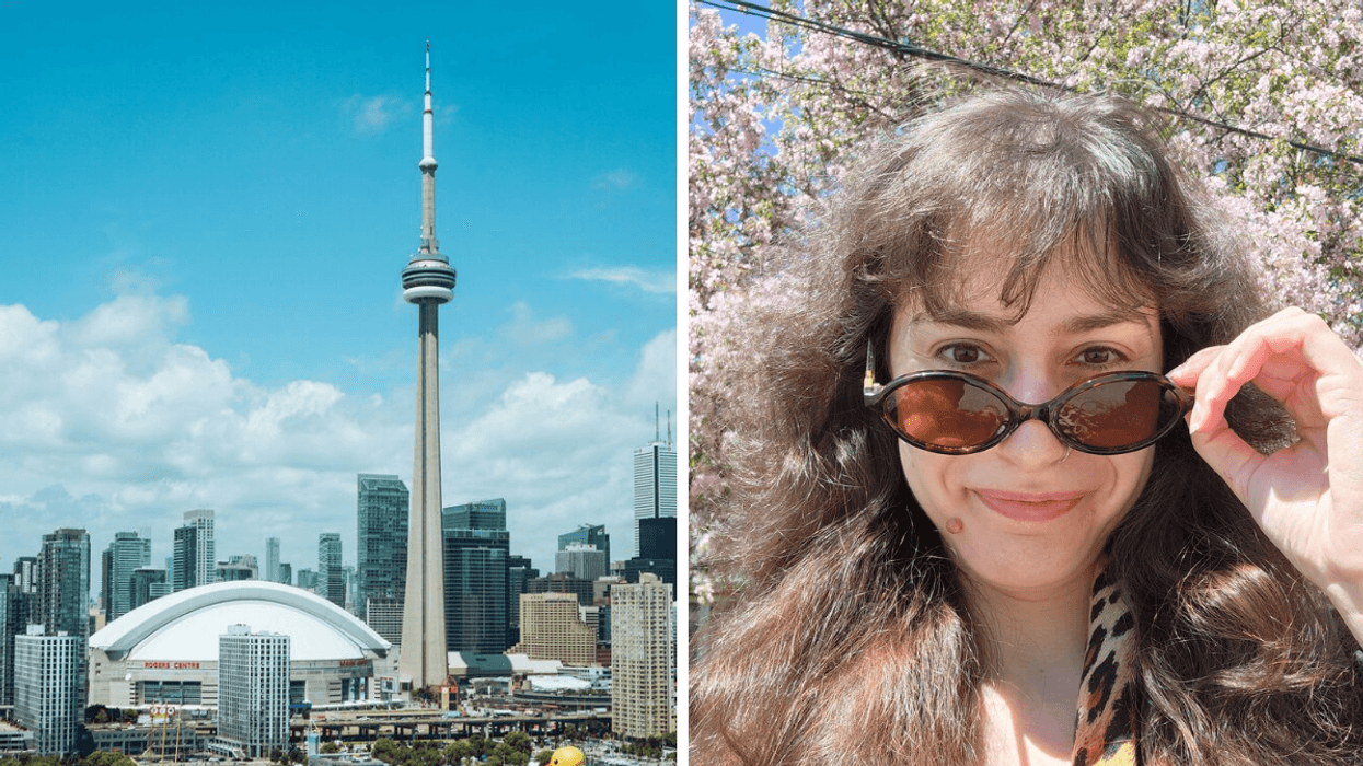 City of Toronto. Right: A Selfie.