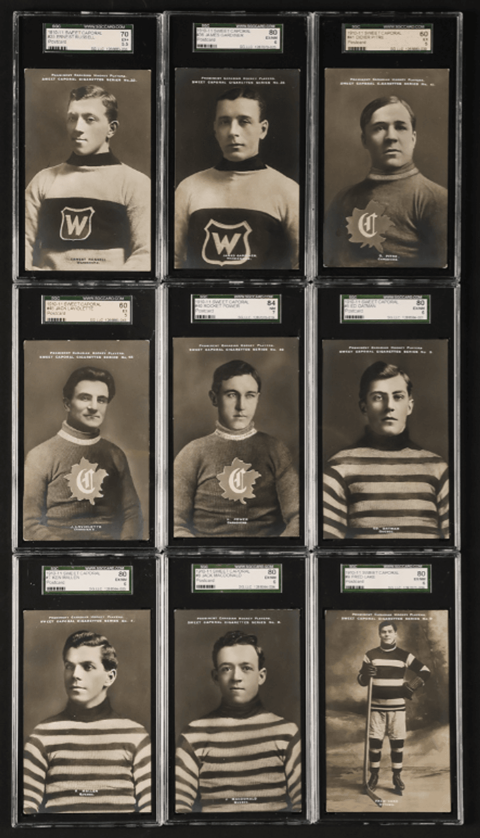 Classic Auctions hockey cards.