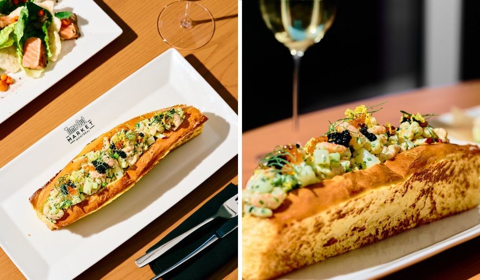 Climats dishes at Montreal's Time Out Market.