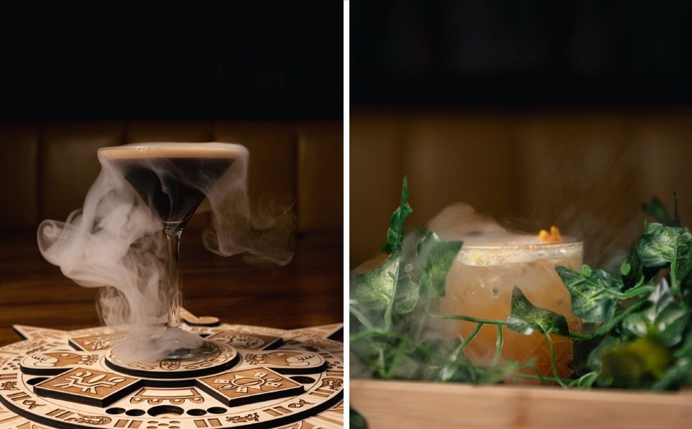 Cocktails from Terrasse Maya in Montreal, Quebec.