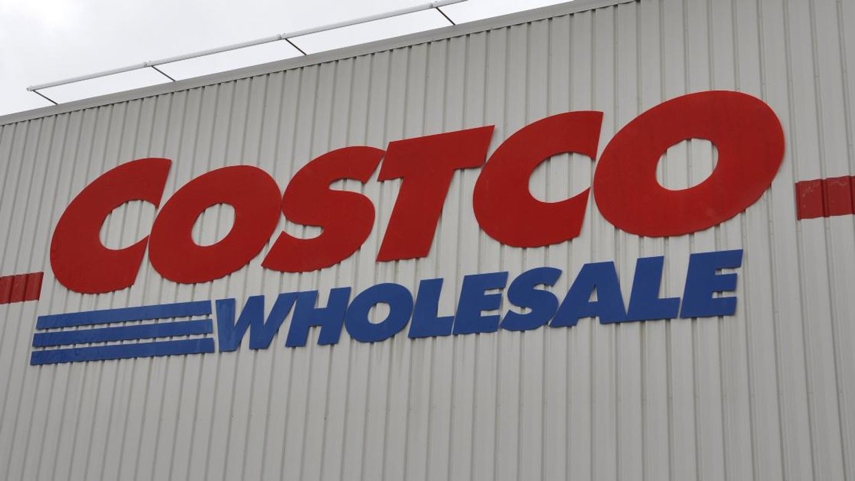 Costco Wholesale signage.