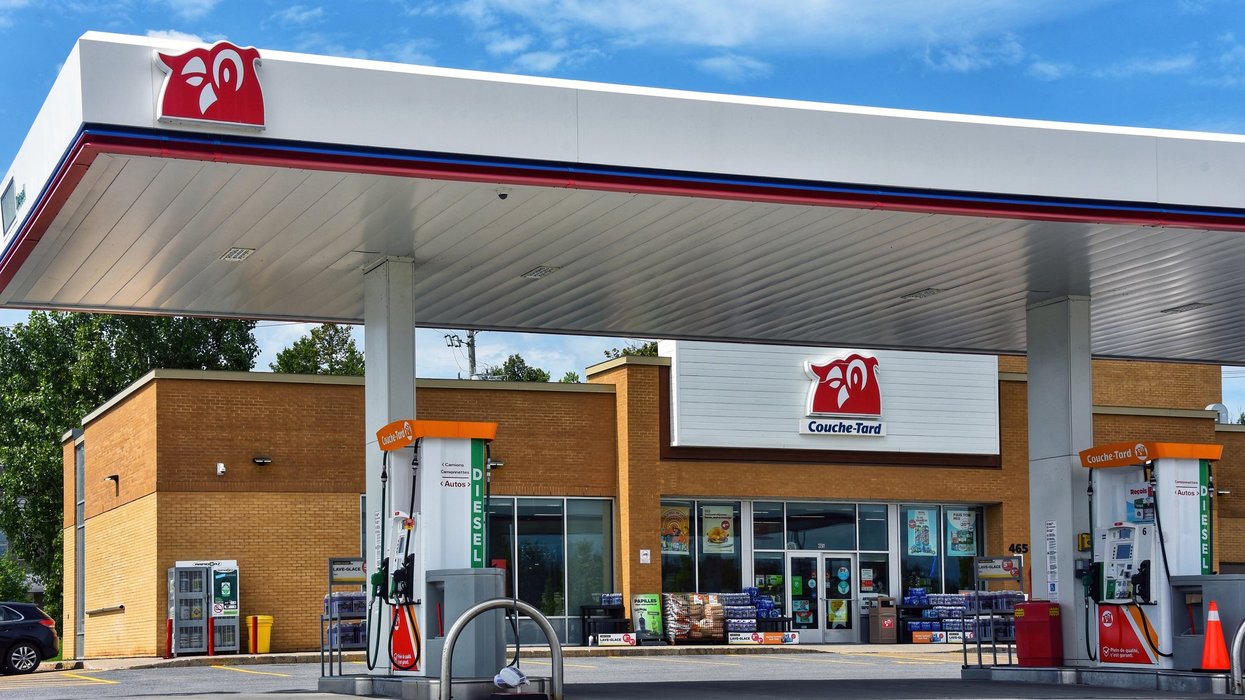 Couche-Tard convenience store and gas station.