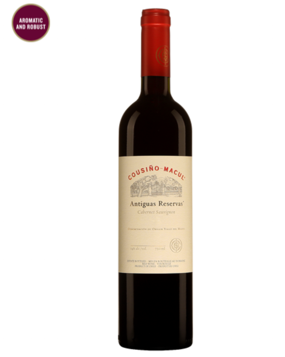 Cousino-Macul red wine.