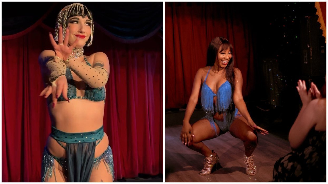 Dancers at The Wiggle Room in Montreal.