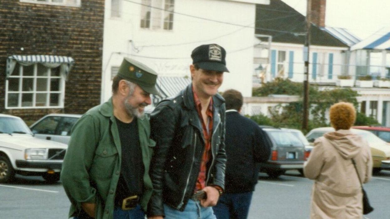 Daryl (L) and his partner Johnathan (R) pictured in 1988.
