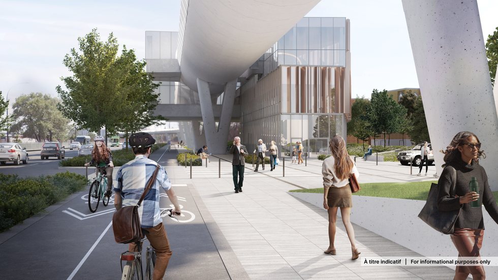 Davidson station on the REM de l