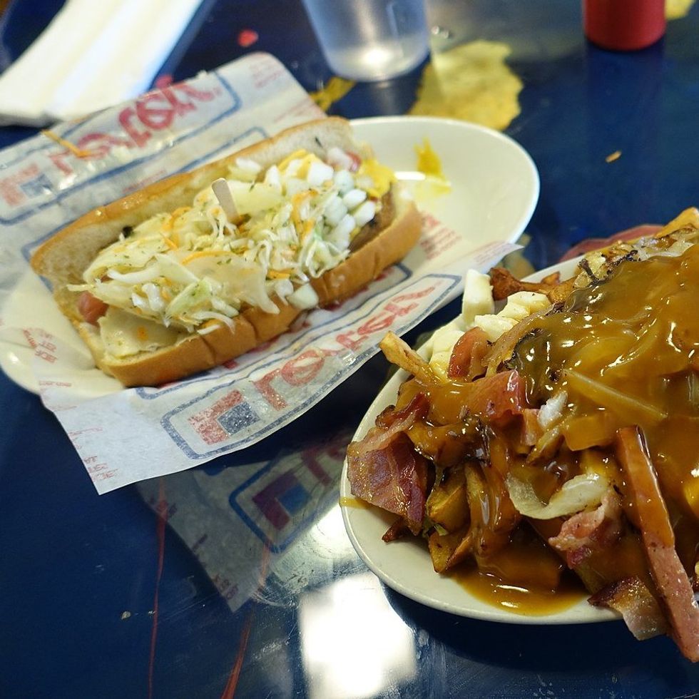 Dishes at La Banquise.