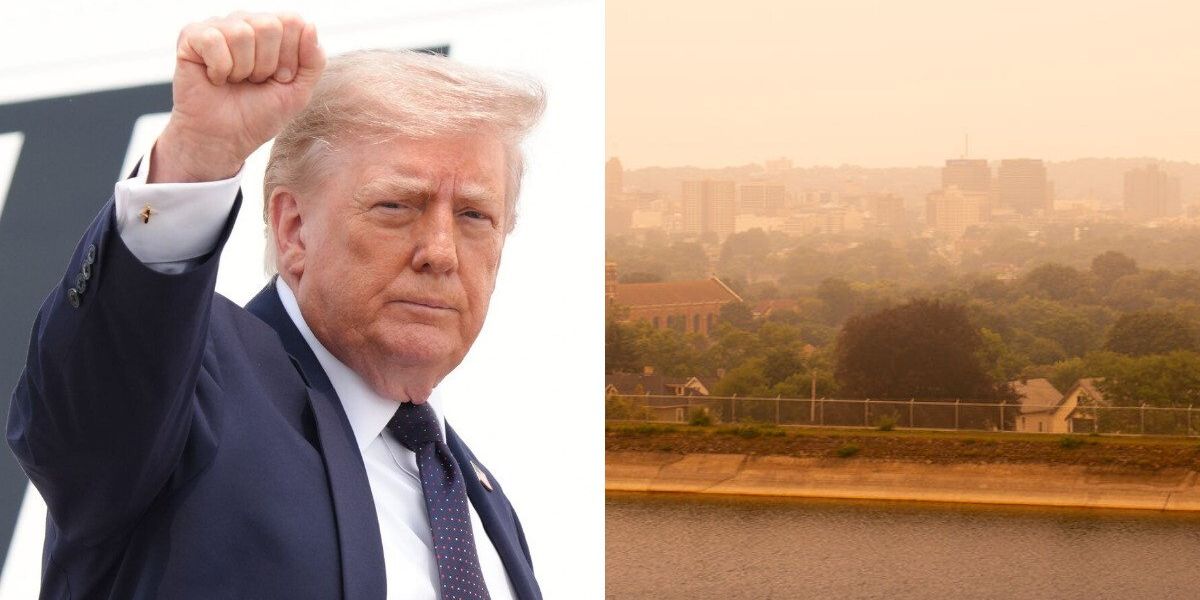 Trump just threatened increased tariffs on Canada over wildfire smoke in US cities Trump just threatened increased tariffs on Canada over wildfire smoke in US cities