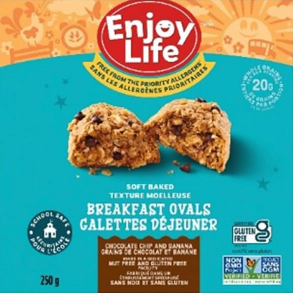 Enjoy Life brand soft baked cookies.