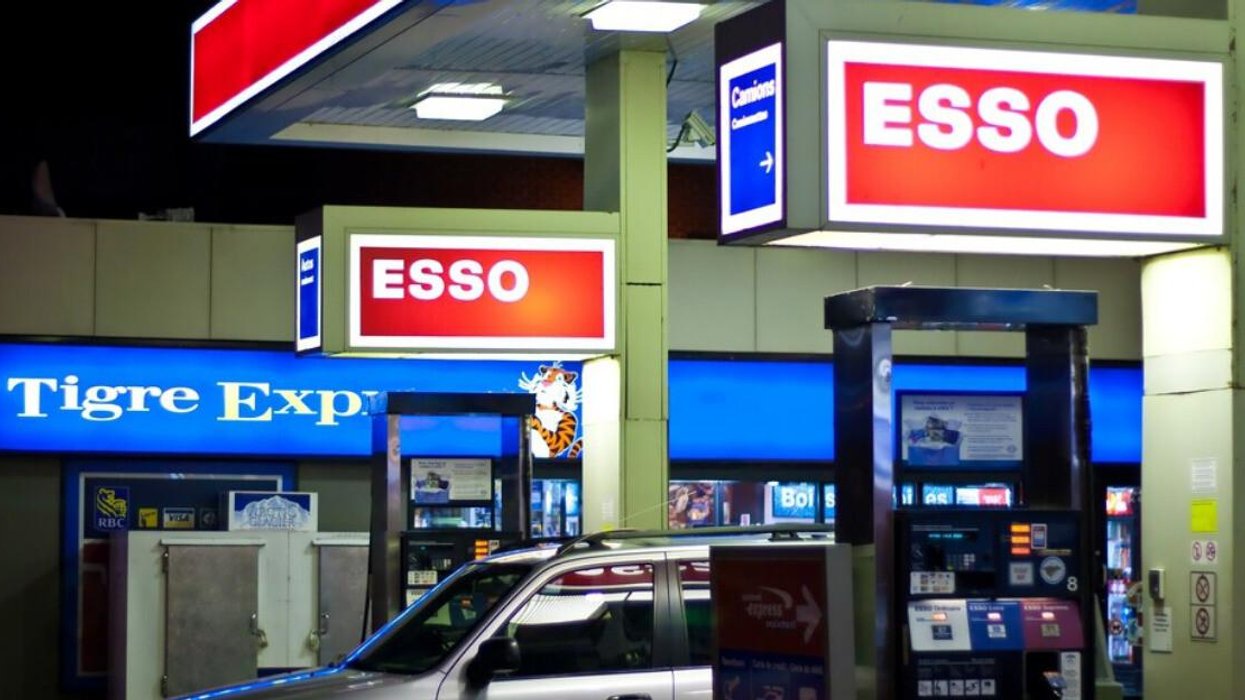 Esso gas station in Quebec.