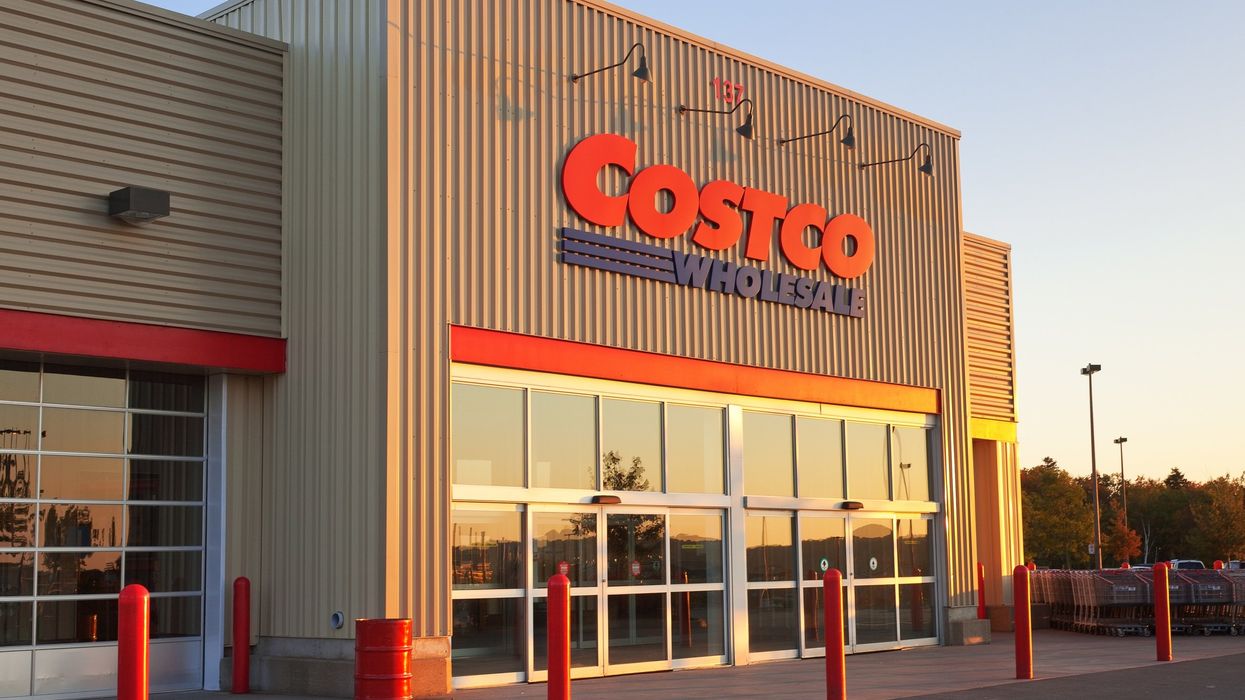 Exterior of a Costco warehouse in Canada (illustrative).