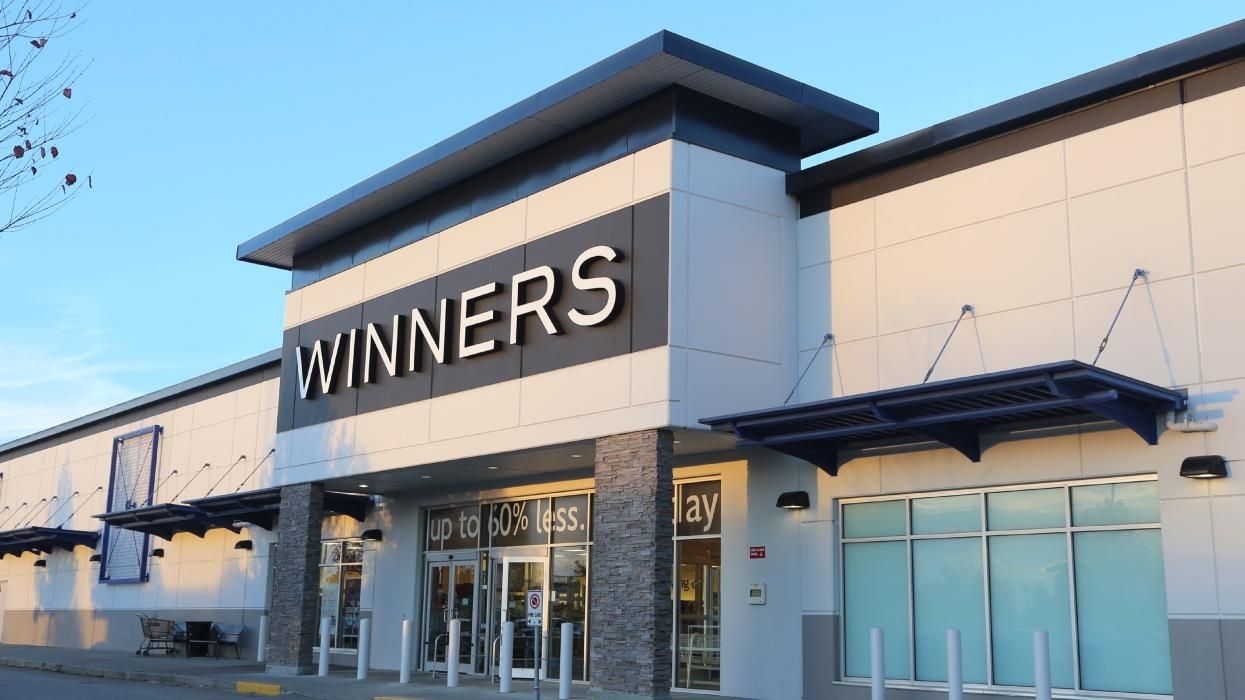 Exterior of Winners store in Canada.