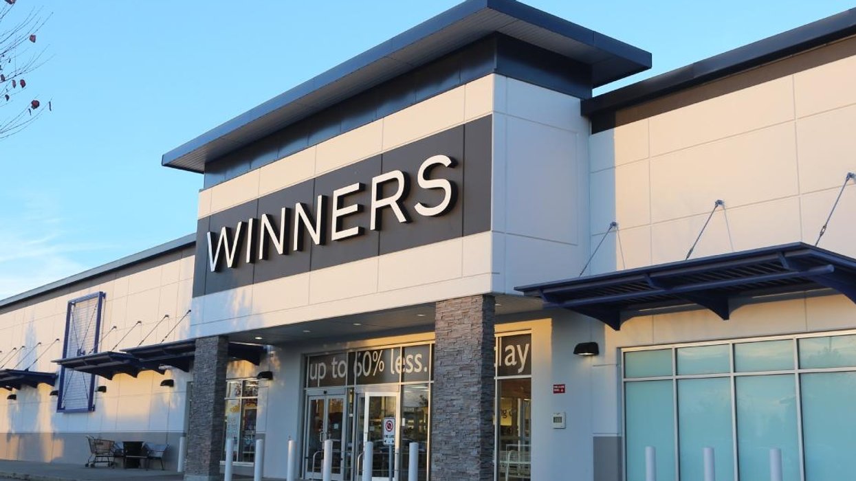 Exterior of Winners store in Canada.