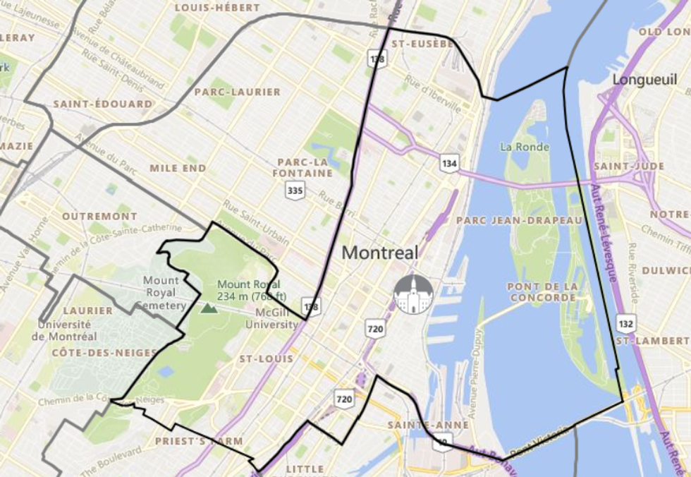These Are The Borders Of VilleMarie To Help You Find Free Street