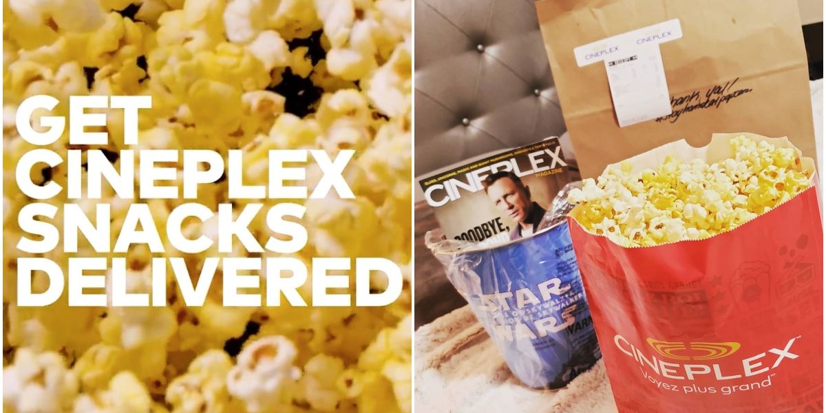 Cineplex Quebec Now Offers Food Delivery To Perfect Your Netflix Nights